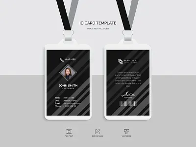 Corporate ID Card Sample